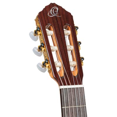 Ortega R20GSNRG Traditional Series Solid Cedar Top Mahogany Neck Nylon 6-String Classical Acoustic Guitar w/Gig Bag image 15