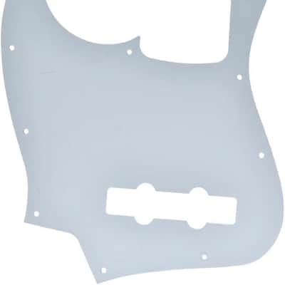 4 String J Bass Style Pickguard Bass Pick Guard Scratch Plate for USA/Mexico Jazz J Bass Black/White Grid image 2