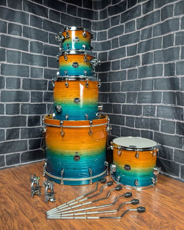Mapex Armory Studioease Fast Tom 5-piece Shell Pack - Ocean Sunset image 1