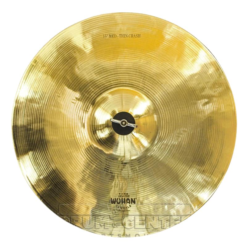 Wuhan Medium Thin Crash Cymbal 15" image 1
