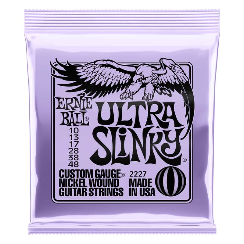 Ernie Ball 2227 Ultra Slinky Nickel Wound Electric Guitar Strings 10-48 image 1