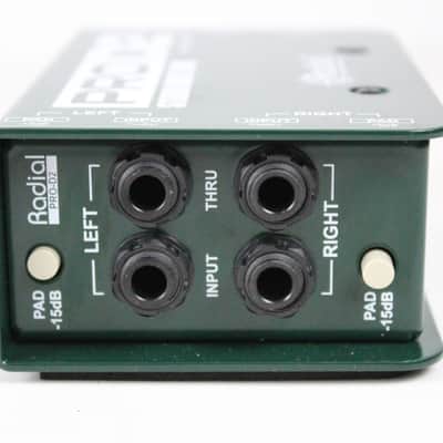 Radial ProD2 Passive Stereo Direct Box DI Pro Audio Interface image 2
