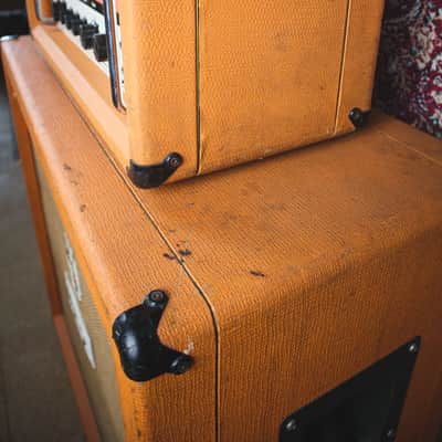 Orange OR120 Overdrive Head (1977) / Orange 4x12 Cab (1971) 1970s - Orange image 8