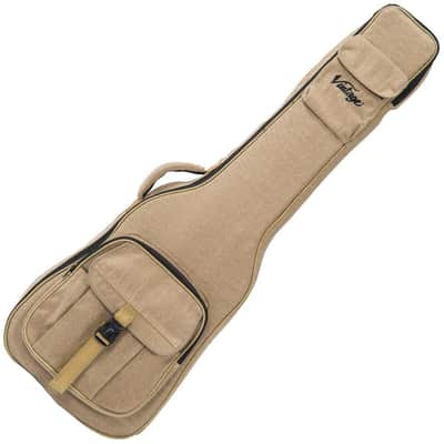 Vintage VCBG2 Distressed Look Bass Gig Bag Sand (VCBG2) image 2