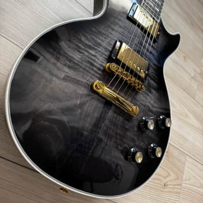 Gibson Les Paul Supreme Electric Guitar - Trans Ebony Burst #0206 image 3