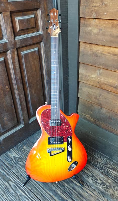 Fleck Guitars Custom Electric 2013 - Electric Peach image 1