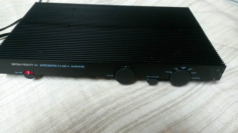 British Fidelity A1  Black Made In England Amplifier image 1