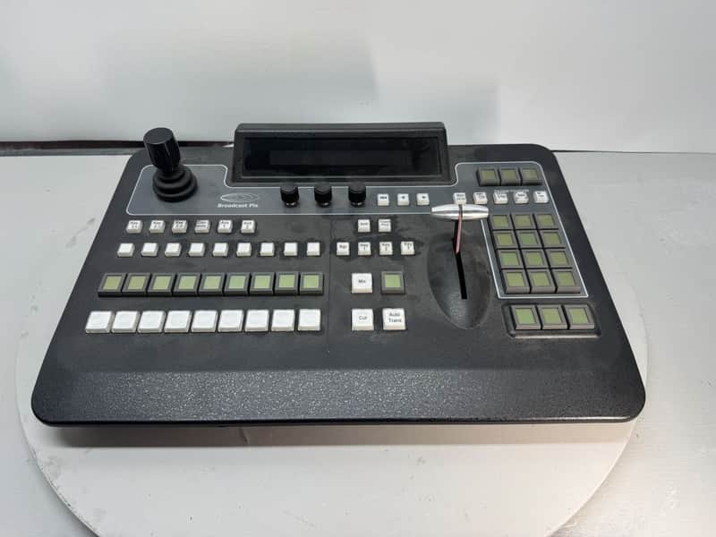 Broadcast Pix Production Switcher Control Surface Panel PTZ Joystick T-Bar LCD image 1