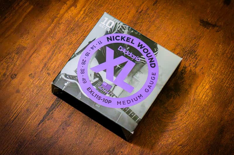 30 SETS - D'Addario EXL115 Nickel Wound Medium / Blues-Jazz Rock Electric Guitar Strings, 11-49 (Brand New/Sealed) image 1