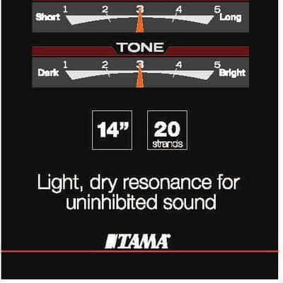 TAMA BST1455BK Metalworks Black Steel 14x55Zoll Snaredrum matte black image 3