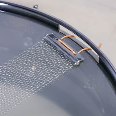 LUDWIG LM404 MOD Acrolite Black Galaxy Finish 14x5 Acrolite Snare Drum (09/14) image 2
