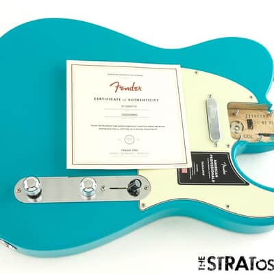 Fender American Professional II Telecaster LOADED BODY, Tele Miami Blue image 2