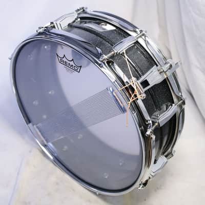 LUDWIG LM404 MOD Acrolite Black Galaxy Finish 14x5 Acrolite Snare Drum (09/14) image 10