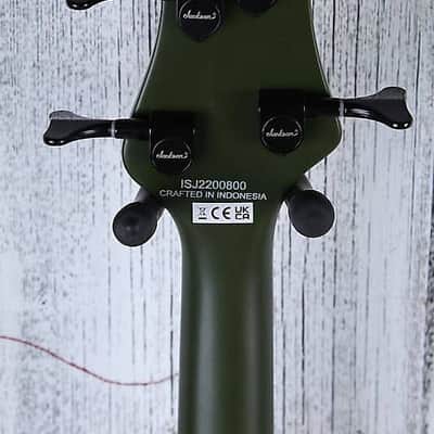 Jackson X Series Spectra Bass SBX IV Electric Bass Guitar Matte Army Drab image 12