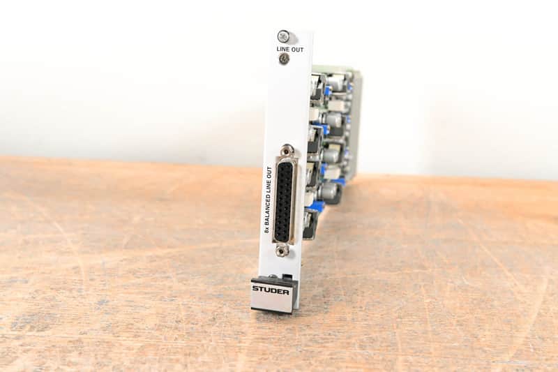 Studer 8-Channel Analog Line Out Card for D21m & D23m Modular I/O System CG01HPZ image 1