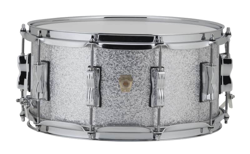 Ludwig *Pre-Order* Classic Maple 5x14" Silver Sparkle Kit Snare Drum | Made in USA | Special Order | Authorized Dealer image 1
