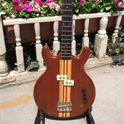 Memphis 1984 Bass set neck Walnut MIJ Japan Matsumoku with Orig. Case + FREE SHIPPING image 4