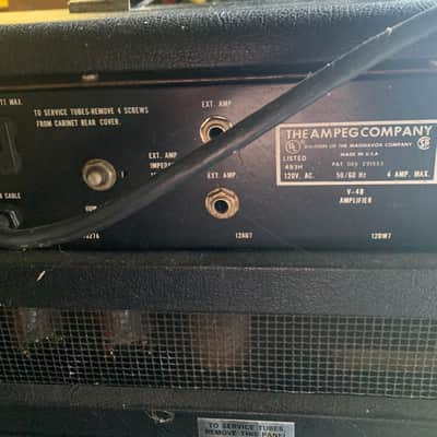 Ampeg V4-B 1969 - head + cab image 6