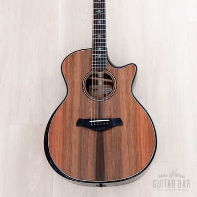 2023 Taylor Builders Edition 914ce Kona Edgeburst, Sinker Redwood + Honduran Rosewood w/ Case image 2
