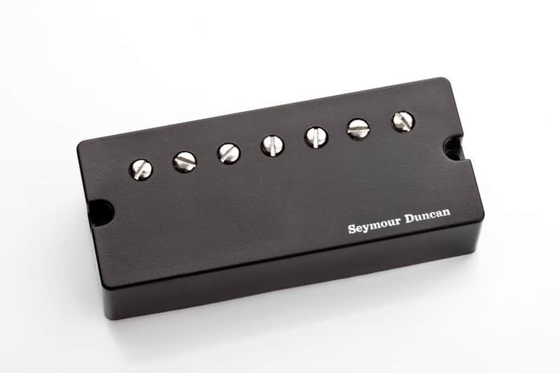 Seymour Duncan 11102-25-A-SB-7Str Distortion SH-6 7 String Neck Humbucker Active Mount Soapbar black image 1