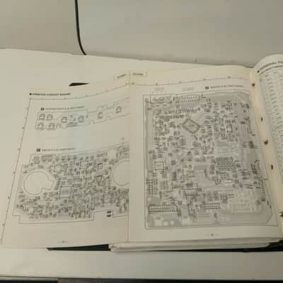 Lot of Vintage Panasonic CD Players/Amplifier Service Manuals SL-SW202-SU-HT500 image 6