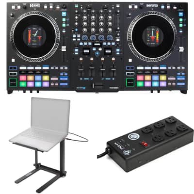 Rane Performer 4-channel Motorized DJ Controller Laptop Stand Bundle image 1