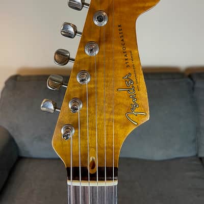 2020 Fender Custom Shop GT11 Relic Stratocaster ~ Olympic White & 3 Color Sunburst image 6