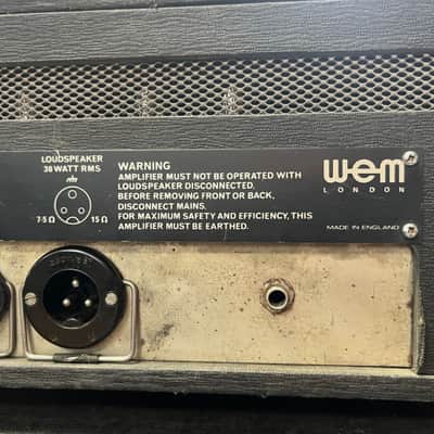 WEM Starfinder 1x18" w/ Fane Crescendo + WEM BR-30 Amp - Excellent ! image 9