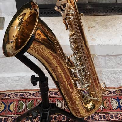 Selmer USA Baritone Saxophone (Eb) Polished Brass 1990s USA image 2