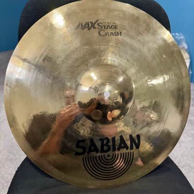 Sabian 17" AAX Stage Crash Cymbal 1993 - 2001 - Brilliant image 1