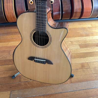 Alvarez ag60cear grand auditorium cutaway with armrest bevel, electronics 2020s - natural/gloss image 2