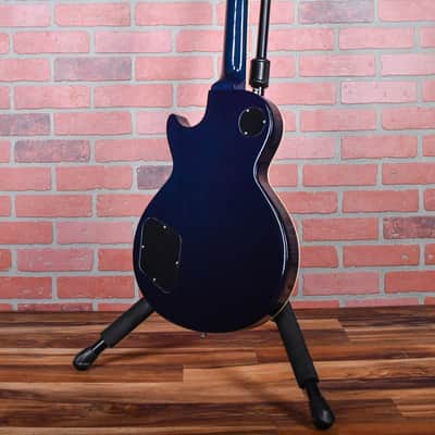 Gibson Custom Shop 1959 Les Paul Reissue Figured Maple Top Transparent White with Blue Back Finish 2005 w/OHSC image 8