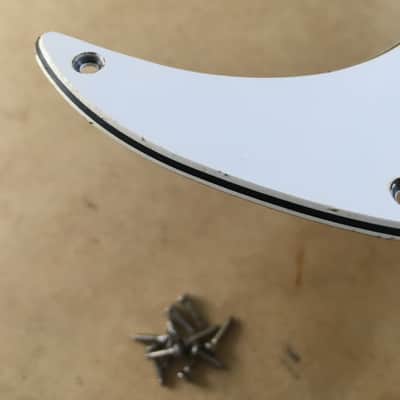 Lefty Vintage Spec Reissue 3-ply  Relic White Stratocaster Fender Pickguard Strat Aged Made in  USA image 18