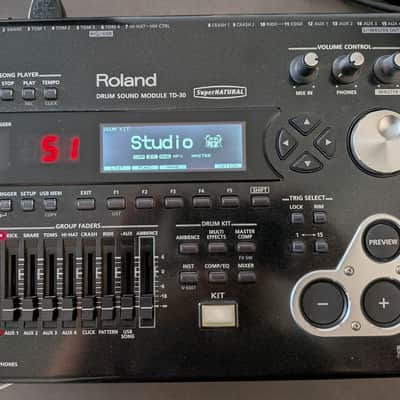 Immagine Roland TD-30 Drum Sound Module with Custom Kits Preloaded - 3