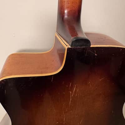 Couesnon F-hole 1940's - Sunburst Selmer style guitar image 11