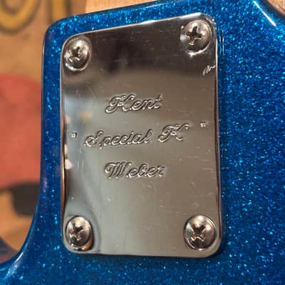 Fender Custom Shop Masterbuilt John Suhr "Grand Finale" Jazz Bass V 1997 - Blue Flake image 11