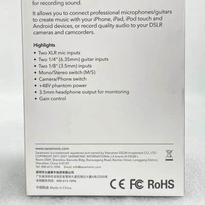 Saramonic SmartRig+ Two-channel Mic and Guitar Interface image 2