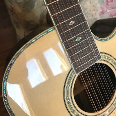 Carvin Cobalt 980/12 12-string Acoustic-Electric 2007 Spruce Top, Induan Rosewood Back And Sides image 2