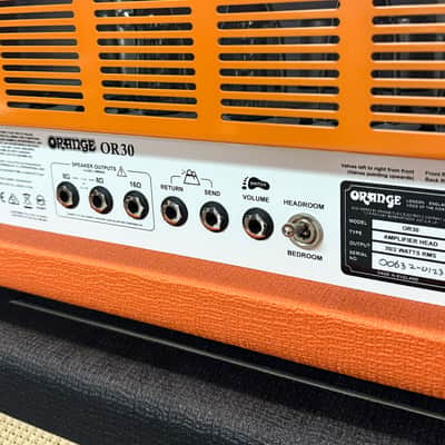 Orange OR30 30-Watt Guitar Amp Head - Orange image 9