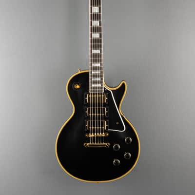 Gibson Custom Shop 1957 Les Paul Custom Reissue - VOS Ebony 3-Pickup image 3