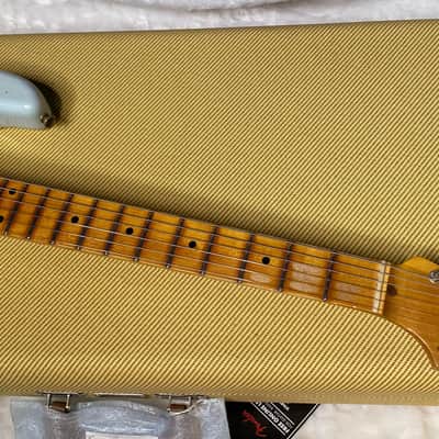 Fender Custom Shop 1957 Stratocaster Journeyman Relic - Aged Sonic Blue - 7.8lbs - Authorized Dealer - OPEN BOX - SAVE BIG! G06385 image 5