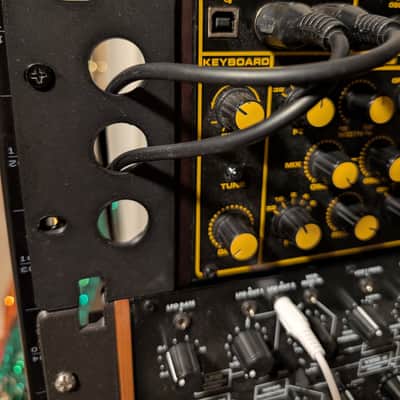 19in Rack Ears for 70HP Synth (Behringer Model D, Wasp Deluxe, Cat D)