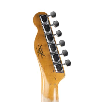 Fender Custom Shop Telecaster Custom Super Heavy Relic - Aged Firemist Gold with Aged Burgundy Mist Burst image 7