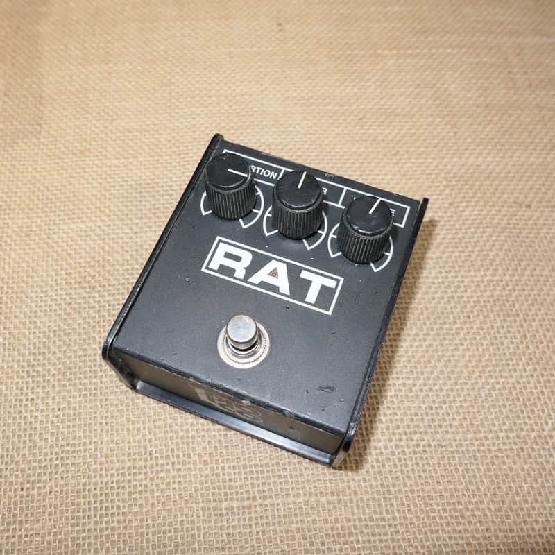 Rare Proco Rat Distortion Vikkie Woodcutter Chip LM308N Effect Pedal #DJ03 image 1