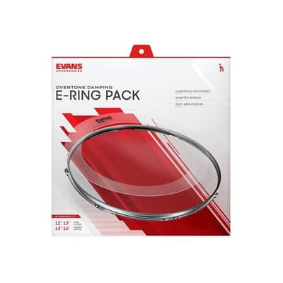 Evans Overtone Damping E-Ring Pack, 12, 13, 14 & 16" Standard Size - ER-STANDARD image 3