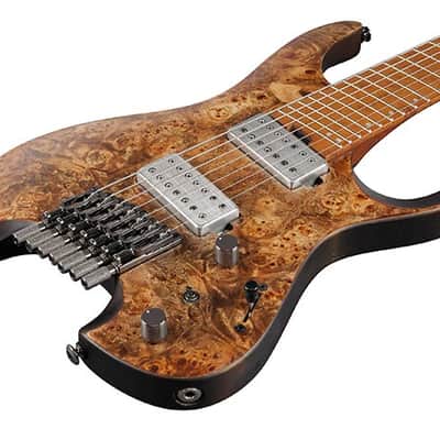 Ibanez QX527PB ABS 7- string Quest Headless Electric Guitar - Antique Brown Stained - BRAND NEW + GIG BAG image 2