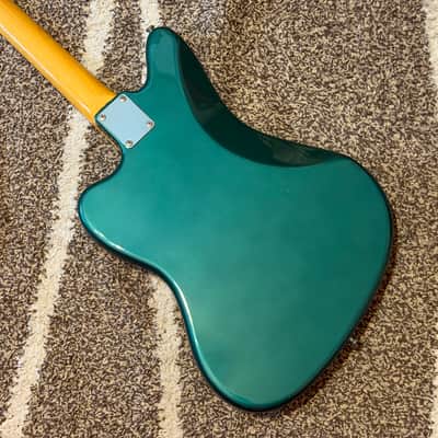 Clean! 2000 Fender Japan JM66-80 Jazzmaster Reissue MIJ CIJ Ocean Turquoise Metallic OTM w/Matching Headstock Tokai/Dyna Factory Era image 8