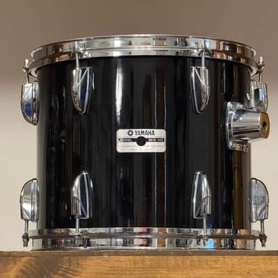1986 Yamaha 8000 Tour Custom Piano Black Lacquer 12/13/16/22 Drum Kit image 23