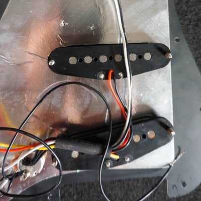 Black Loaded Stratocaster Pickguard image 4