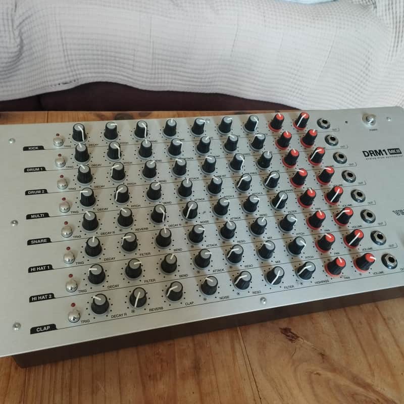 2000s Vermona DRM1 MKIII Analog Drum Machine Silver